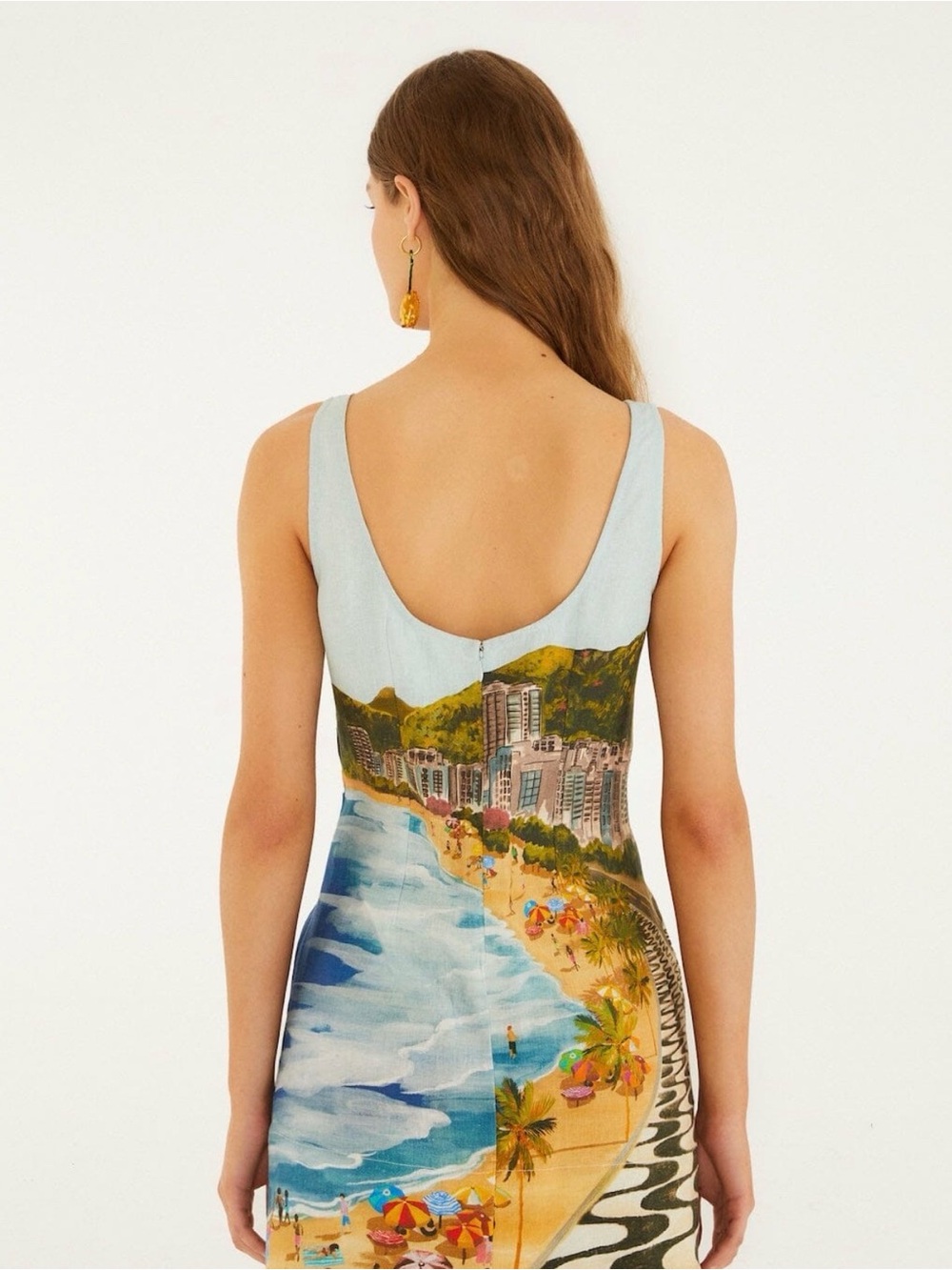 Farm Rio Multicolor Copacabana Beach Mini Dress - Picture 3 of 6